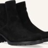 Gabor 800.1 Schwarze Wildleder-Stiefeletten mit Blockabsatz -Teveo Geschaft 111844 1