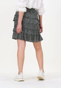 Moliin Minirock Harmony - Eleganter Schwarzer Blumenrock -Teveo Geschaft 200761 2