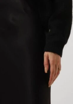 Second Female Eddy MW Midi Skirt - Elegant Black Viscose Skirt -Teveo Geschaft 201257 3