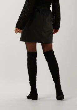 Ibana Minirock Easy - Schwarzer Lederrock für Damen -Teveo Geschaft 201446 2