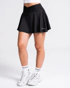 TEVEO Fearless V-Shape Tennis Skort Schwarz