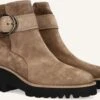 Paul Green Stiefeletten 9763 aus edlem Wildleder – Taupe -Teveo Geschaft 204159 1
