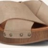 Unisa Tapia Mules aus Wildleder - Elegante Blockabsatz-Pantoletten in Taupe -Teveo Geschaft 212200 1
