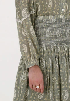 Ibana Sandy Minirock - Grüner Damenrock mit Blumenmuster aus Baumwolle -Teveo Geschaft 212593 3