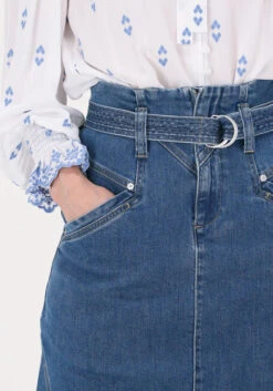 Suncoo Midirock Fresh – Ihr zeitloser Denim-Begleiter in Blau -Teveo Geschaft 212970 3