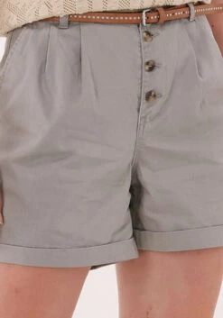 Object Ocean High Waist Twill Shorts in Khaki 7 Object Ocean High Waist Twill Shorts in Khaki -Teveo Geschaft 218197 3