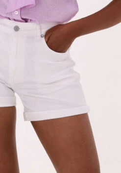 Selected Women Slfsia MW Snow White Denim Shorts - Weiße Damen Shorts 7 Selected Women Slfsia MW Snow White Denim Shorts - Weiße Damen Shorts -Teveo Geschaft 220188 3