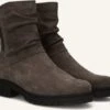 Gabor Damen Stiefeletten 092 - Taupe Wildleder mit Blockabsatz -Teveo Geschaft 221316 1