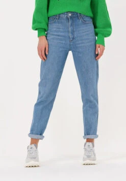Y.A.S. Yaszeo MW GF Ankle Straight Leg Jeans in Hellblau