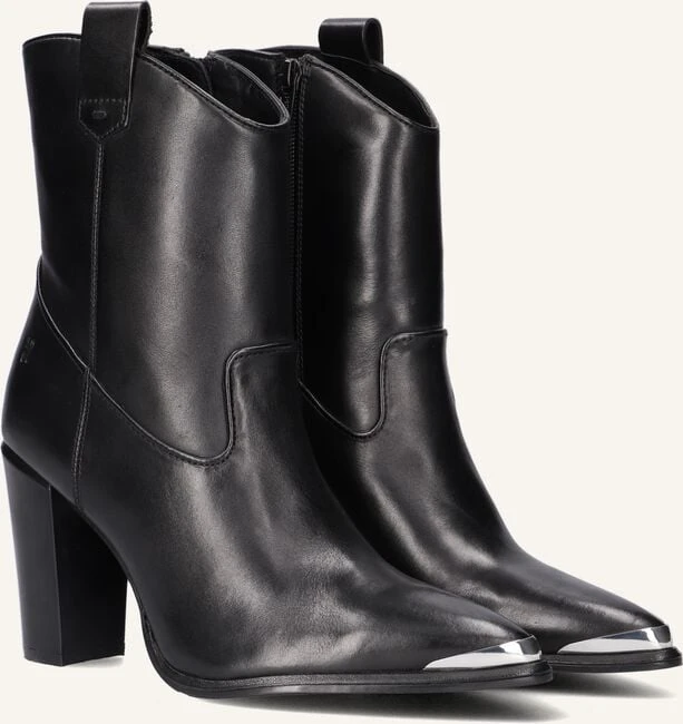 Bronx Next Americana Leder-Stiefeletten in Schwarz mit Blockabsatz 3 Bronx Next Americana Leder-Stiefeletten in Schwarz mit Blockabsatz