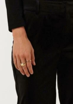 Scotch & Soda Black Velvet High-rise Flared Jeans -Teveo Geschaft 222644 3