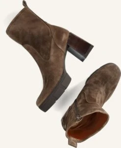 Unisa Kinton: Elegante Stiefeletten aus taupefarbenem Wildleder -Teveo Geschaft 224560 5