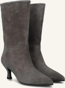 Via Vai Noelle Enkel Graue Wildleder Stiefeletten mit Kitten Heel