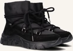 Via Vai Sue Knit Stiefeletten in Schwarz – Edle Leder-Schnürboots für Damen