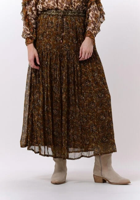 Louizon Oliver Jupe Maxirock - Braunes Blumenmuster & Lurex 3 Louizon Oliver Jupe Maxirock - Braunes Blumenmuster & Lurex