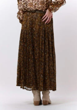 Louizon Oliver Jupe Maxirock - Braunes Blumenmuster & Lurex 6 Louizon Oliver Jupe Maxirock - Braunes Blumenmuster & Lurex -Teveo Geschaft 230414 2