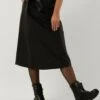 Jansen Amsterdam Damen Midirock Vivian in Leder-Optik - Schwarz -Teveo Geschaft 233413 1