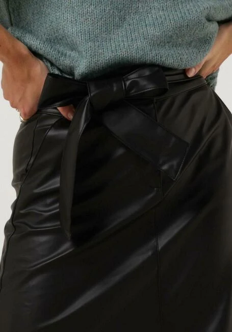 Jansen Amsterdam Damen Midirock Vivian in Leder-Optik - Schwarz 5 Jansen Amsterdam Damen Midirock Vivian in Leder-Optik - Schwarz – Bild 3