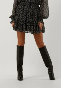 Harper & Yve Minirock Abbey-sk - Eleganter Schwarzer Print-Rock für Damen