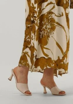 Notre-v 7731 Beige Leather Mules with Square Toe -Teveo Geschaft 242606 8