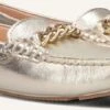 Fred de la Bretonière Damen Mokassins in Gold aus hochwertigem Leder 2 Fred de la Bretonière Damen Mokassins in Gold aus hochwertigem Leder -Teveo Geschaft 242756 1