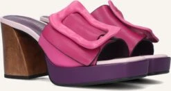 Noa Harmon Harmon Mules 9238 - Elegante Damen Pantoletten in Rosa