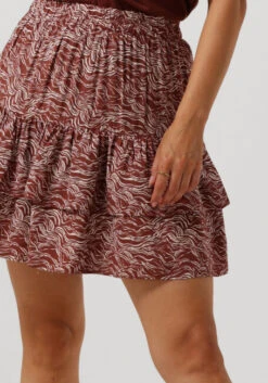 Minus Lavena Short Skirt - Sustainable Sand Printed Minirock -Teveo Geschaft 250315 3