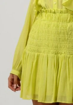 Studio Amaya Coco Skirt - Eleganter gelber Minirock für Damen -Teveo Geschaft 250972 3