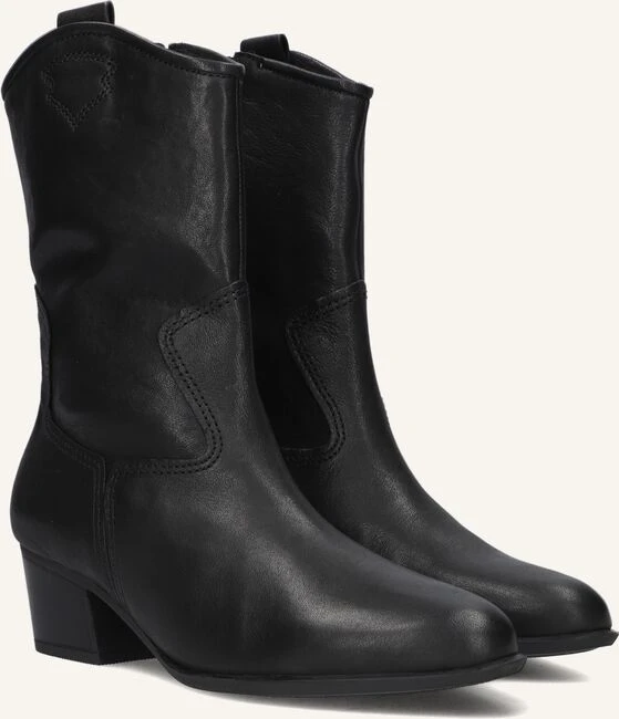 Gabor Damen Stiefeletten 681.2 – Elegante Schwarze Leder-Stiefeletten mit Blockabsatz 3 Gabor Damen Stiefeletten 681.2 – Elegante Schwarze Leder-Stiefeletten mit Blockabsatz