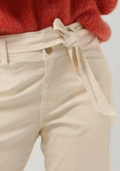 Summum Tapered Pants Peachy Stretch Twill - White Slim Fit Jeans -Teveo Geschaft 252522 3