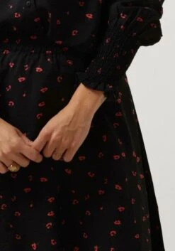 MSCH Copenhagen Mschvinaya Ladonna Skirt Aop - Eleganter Schwarzer Minirock -Teveo Geschaft 252955 3