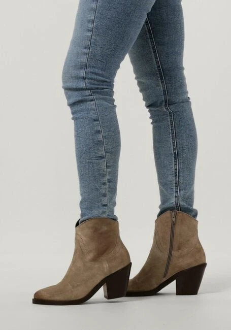 Via Vai Mara Denver Taupe Wildleder Stiefeletten mit Blockabsatz 7 Via Vai Mara Denver Taupe Wildleder Stiefeletten mit Blockabsatz – Bild 5