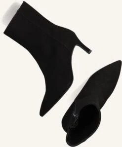 Unisa Loman Schwarze Wildleder Stiefeletten für Damen - Eleganter 7cm Absatz -Teveo Geschaft 253897 5