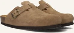 Scholl Fae Slipper für Damen aus Wildleder – Taupe