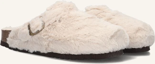 Scholl Fae Damen Slipper in Weiß mit Kuscheligem Faux Fur 3 Scholl Fae Damen Slipper in Weiß mit Kuscheligem Faux Fur