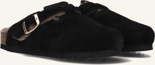 Scholl Fae Damen Slipper - Elegante Wildleder Halbschuhe in Schwarz 3 Scholl Fae Damen Slipper - Elegante Wildleder Halbschuhe in Schwarz