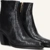 Fred de la Bretonière Blaire Ankle Boot: Elegante Schwarze Leder-Stiefeletten 2 Fred de la Bretonière Blaire Ankle Boot: Elegante Schwarze Leder-Stiefeletten -Teveo Geschaft 255275 1