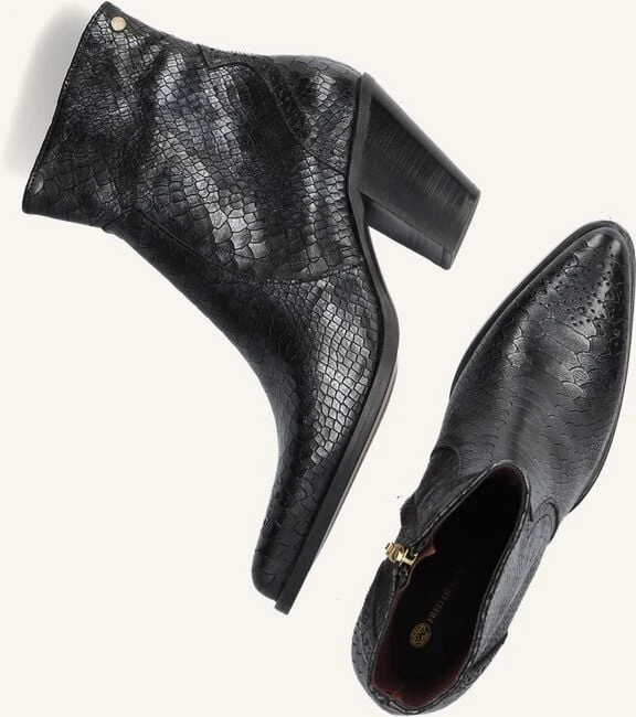 Fred de la Bretonière Blaire Ankle Boot: Elegante Schwarze Leder-Stiefeletten 6 Fred de la Bretonière Blaire Ankle Boot: Elegante Schwarze Leder-Stiefeletten – Bild 4