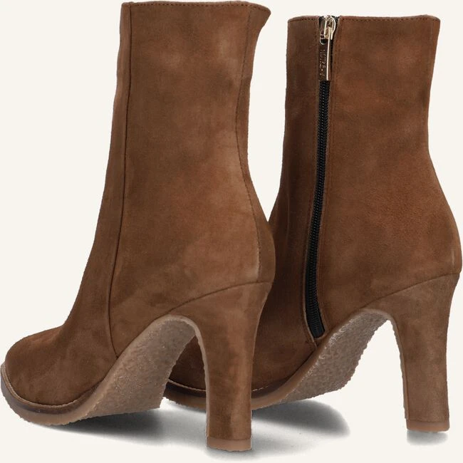 Notre-v Damen Stiefeletten 57436 aus Wildleder – Cognac 4 Notre-v Damen Stiefeletten 57436 aus Wildleder – Cognac – Bild 2