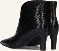 Notre-V 38235 Leder Stiefeletten in Schwarz mit Pfennigabsatz 8 Notre-V 38235 Leder Stiefeletten in Schwarz mit Pfennigabsatz -Teveo Geschaft 256429 3