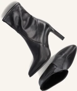 Notre-V 87450 – Elegante Stiefeletten in Schwarz mit Stilvollem Pfennigabsatz -Teveo Geschaft 256435 5