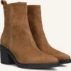 Notre-V 15636 Damen Stiefeletten aus Wildleder in Cognac -Teveo Geschaft 256460 1