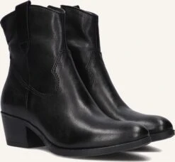 Omoda Dallas Schwarze Damen Stiefeletten im Western-Look