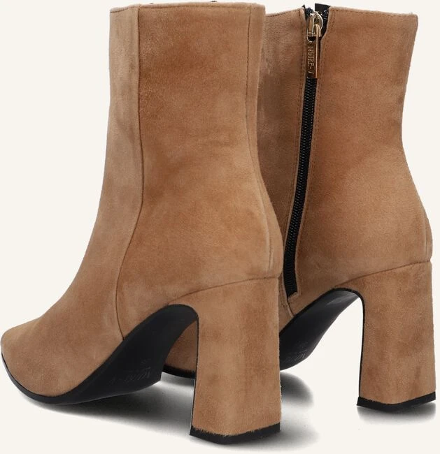 Notre-V 18739 Braune Wildleder-Stiefeletten mit Blockabsatz 4 Notre-V 18739 Braune Wildleder-Stiefeletten mit Blockabsatz – Bild 2