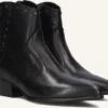 Notre-V Ar231 Schwarze Leder-Stiefeletten mit Blockabsatz 1 Notre-V Ar231 Schwarze Leder-Stiefeletten mit Blockabsatz -Teveo Geschaft 257097 1