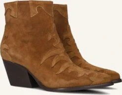 Notre-V Ar196 Cognac Wildleder Stiefeletten für Damen
