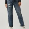 My Essential Wardrobe Tusamw 140 High Straight Leg Jeans - Blau 2 My Essential Wardrobe Tusamw 140 High Straight Leg Jeans - Blau -Teveo Geschaft 257379 1