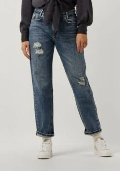 My Essential Wardrobe Tusamw 140 High Straight Leg Jeans - Blau