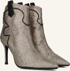 Lodi Secho Stiefeletten in Silber mit Stiletto-Absatz