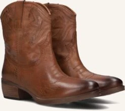 Notre-V Damen Stiefeletten 851 – Edle Wildleder-Boots in Cognac